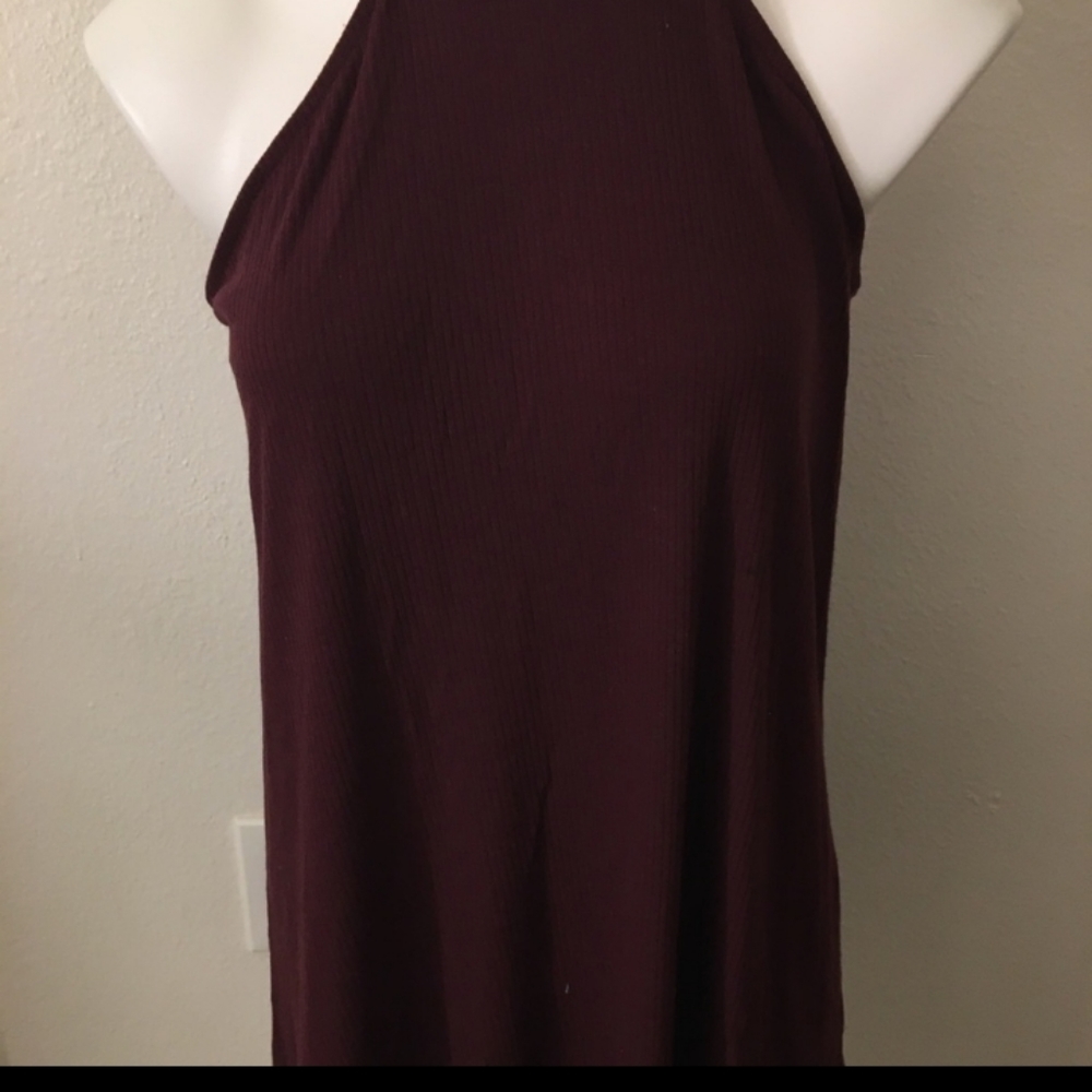 Love Fire Purple Halter Dress